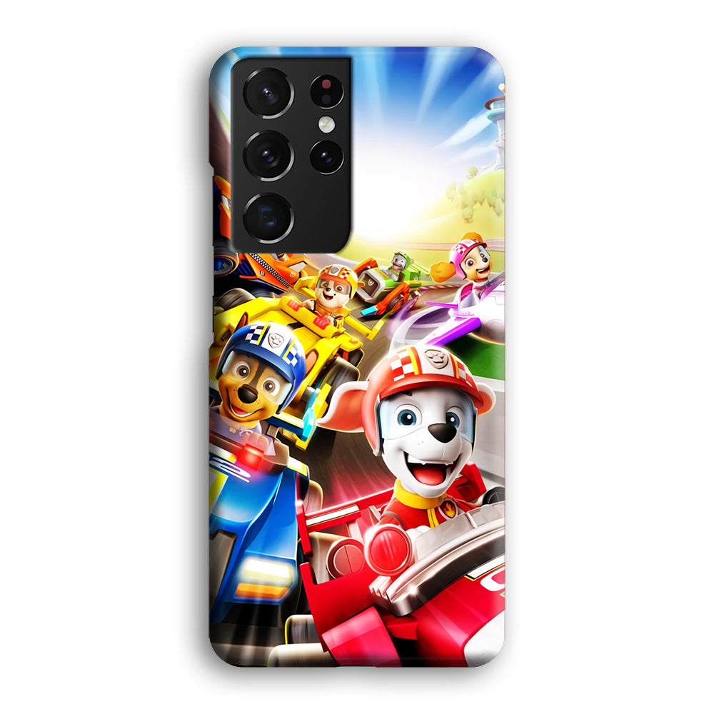 Paw Patrol Race Samsung Galaxy S21 Ultra Case