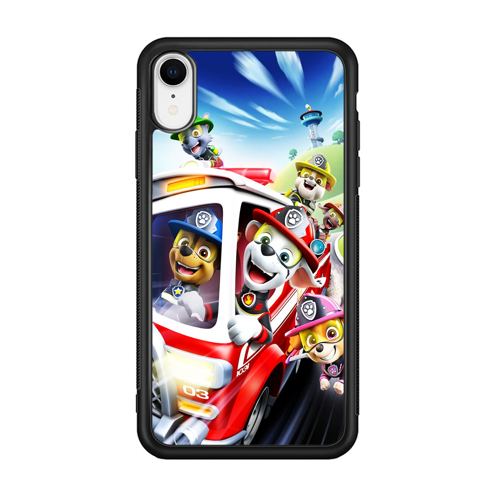 Paw Patrol Rescue Mode iPhone XR Case