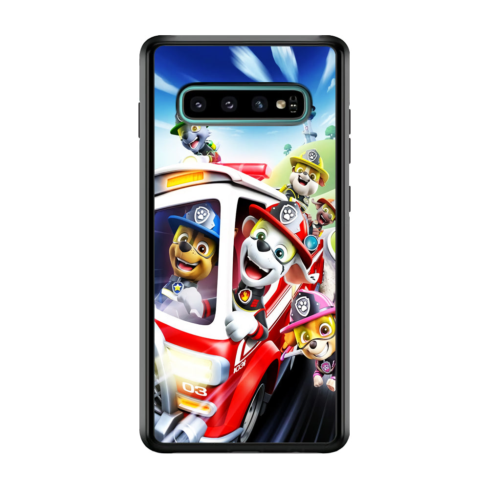 Paw Patrol Rescue Mode Samsung Galaxy S10 Plus Case