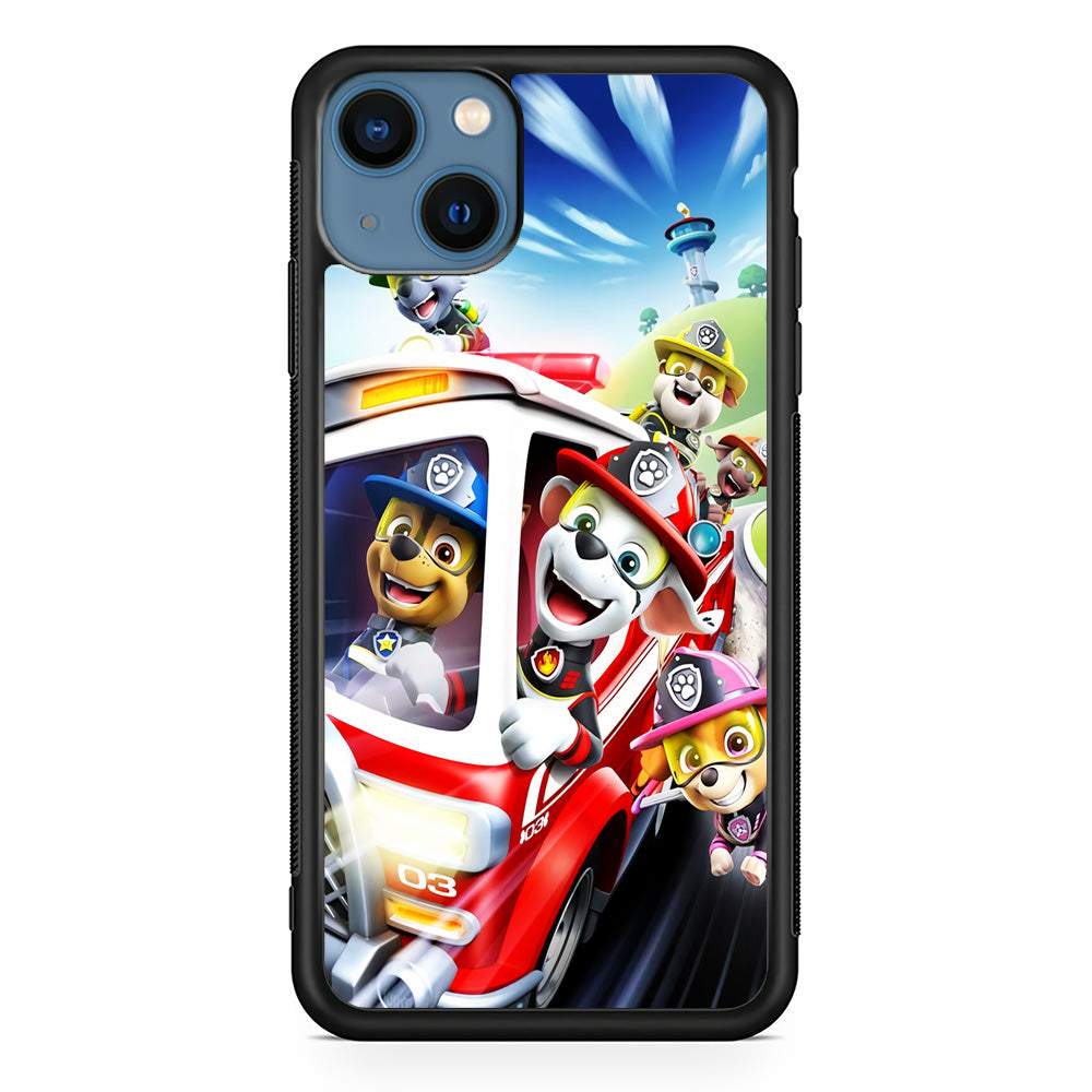 Paw Patrol Rescue Mode iPhone 13 Case