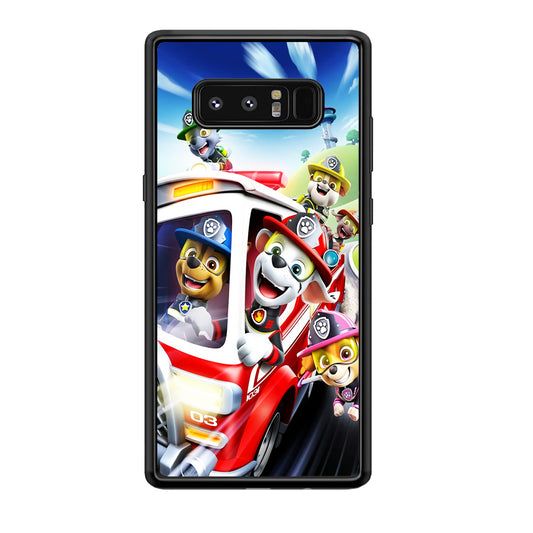 Paw Patrol Rescue Mode Samsung Galaxy Note 8 Case