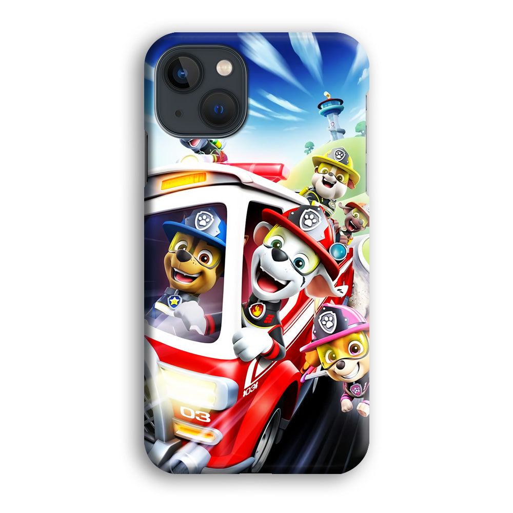 Paw Patrol Rescue Mode iPhone 13 Case