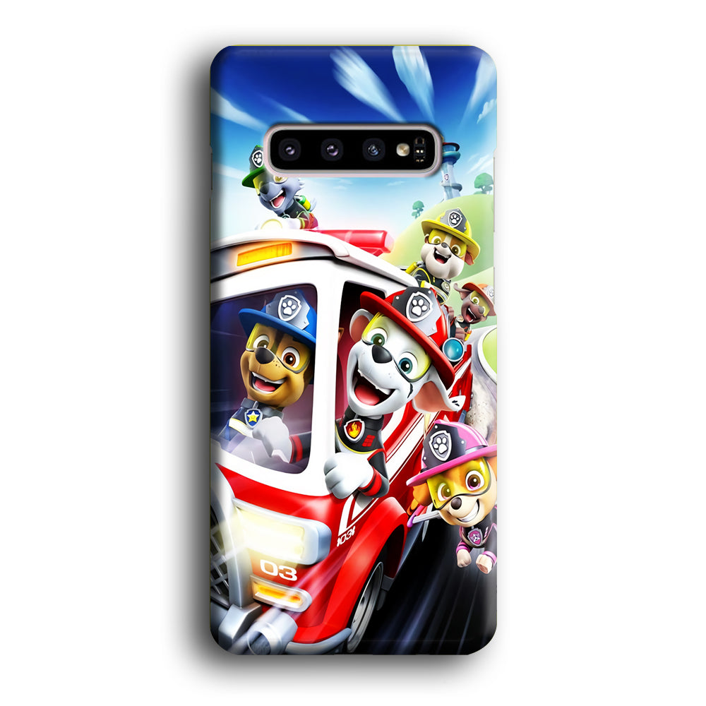 Paw Patrol Rescue Mode Samsung Galaxy S10 Case