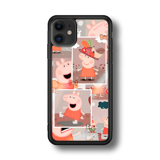 Peppa Pig Aesthetic In Frame iPhone 11 Case