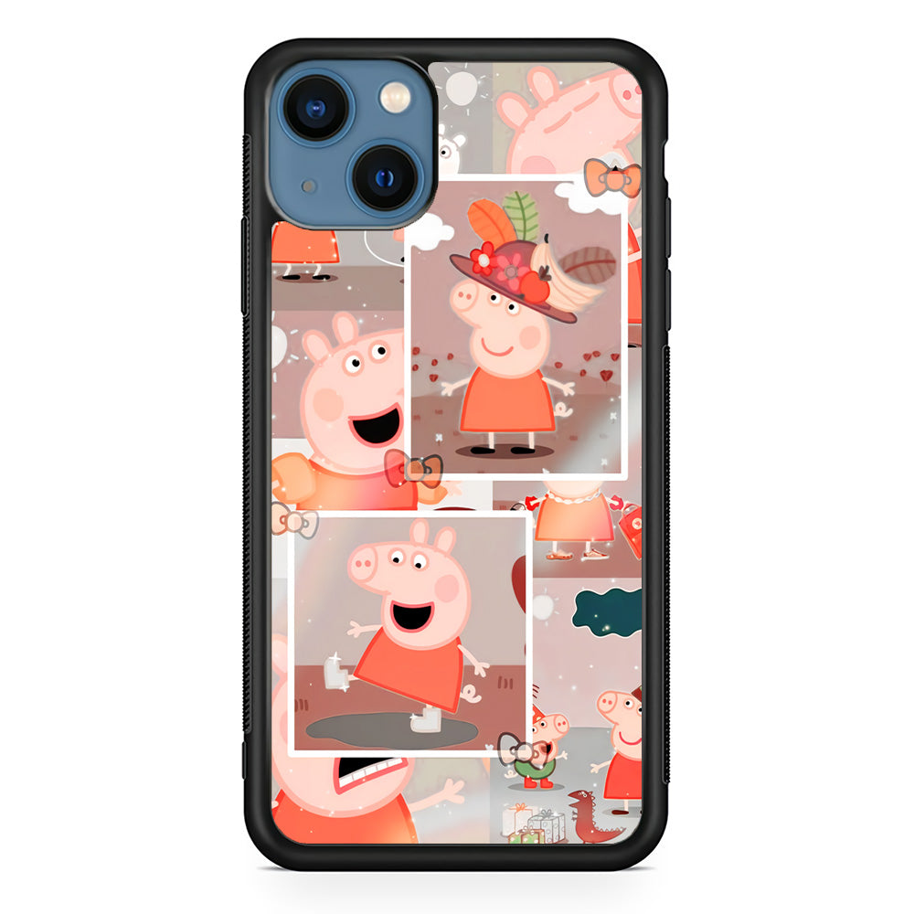 Peppa Pig Aesthetic In Frame iPhone 13 Case