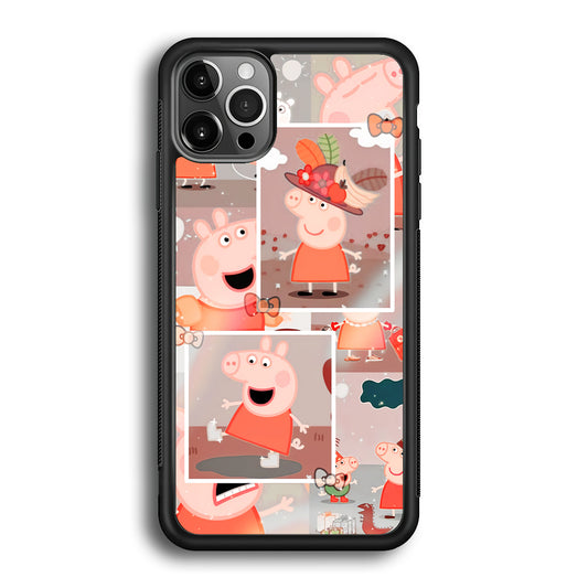 Peppa Pig Aesthetic In Frame iPhone 12 Pro Case