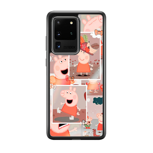 Peppa Pig Aesthetic In Frame Samsung Galaxy S20 Ultra Case