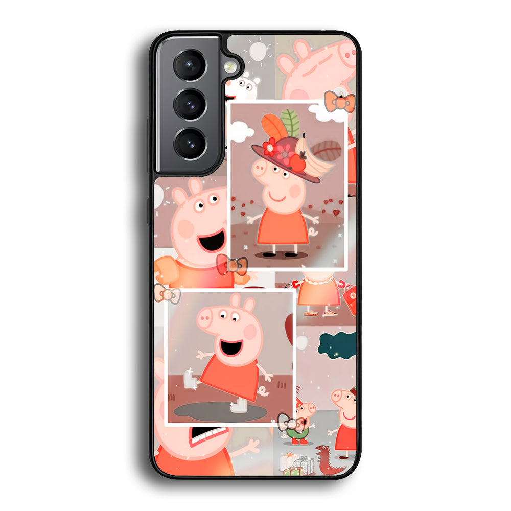 Peppa Pig Aesthetic In Frame Samsung Galaxy S21 Plus Case - Carneyforia