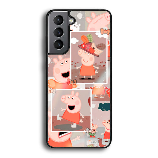 Peppa Pig Aesthetic In Frame Samsung Galaxy S21 Plus Case - Carneyforia