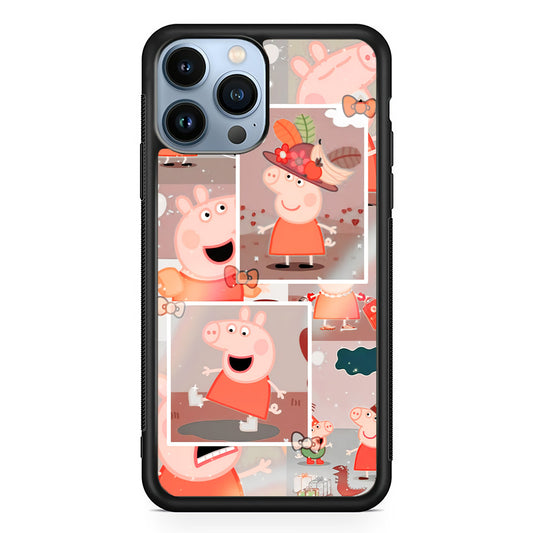 Peppa Pig Aesthetic In Frame iPhone 13 Pro Max Case