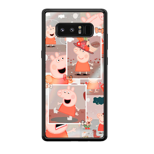 Peppa Pig Aesthetic In Frame Samsung Galaxy Note 8 Case