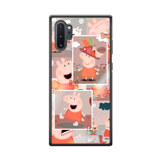 Peppa Pig Aesthetic In Frame Samsung Galaxy Note 10 Plus Case