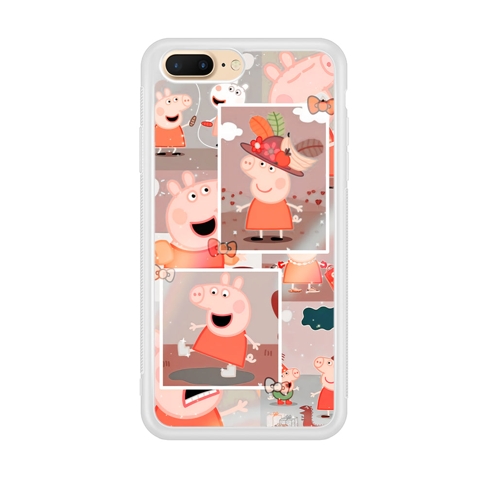 Peppa Pig Aesthetic In Frame iPhone 8 Plus Case