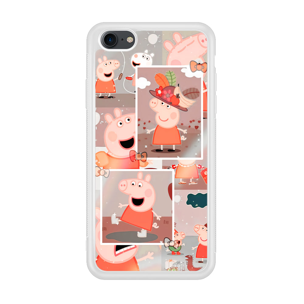 Peppa Pig Aesthetic In Frame iPhone 8 Case