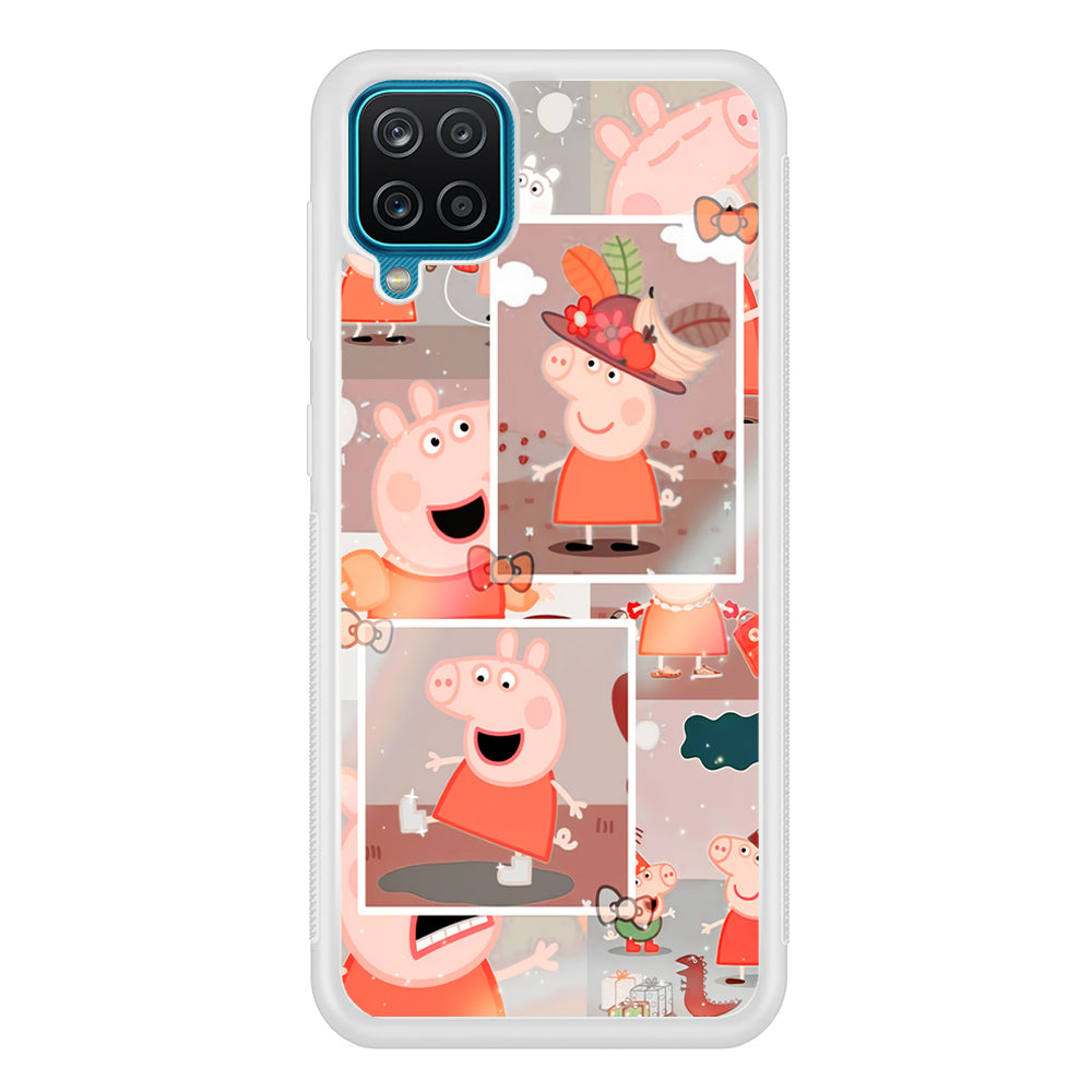 Peppa Pig Aesthetic In Frame Samsung Galaxy A12 Case