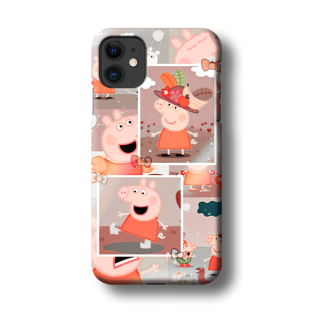 Peppa Pig Aesthetic In Frame iPhone 11 Case