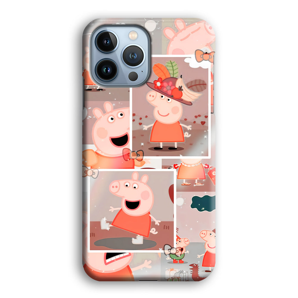 Peppa Pig Aesthetic In Frame iPhone 13 Pro Max Case