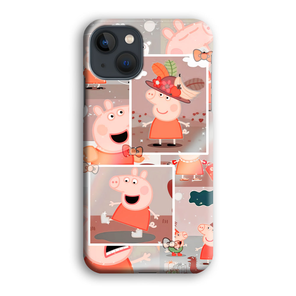 Peppa Pig Aesthetic In Frame iPhone 13 Case