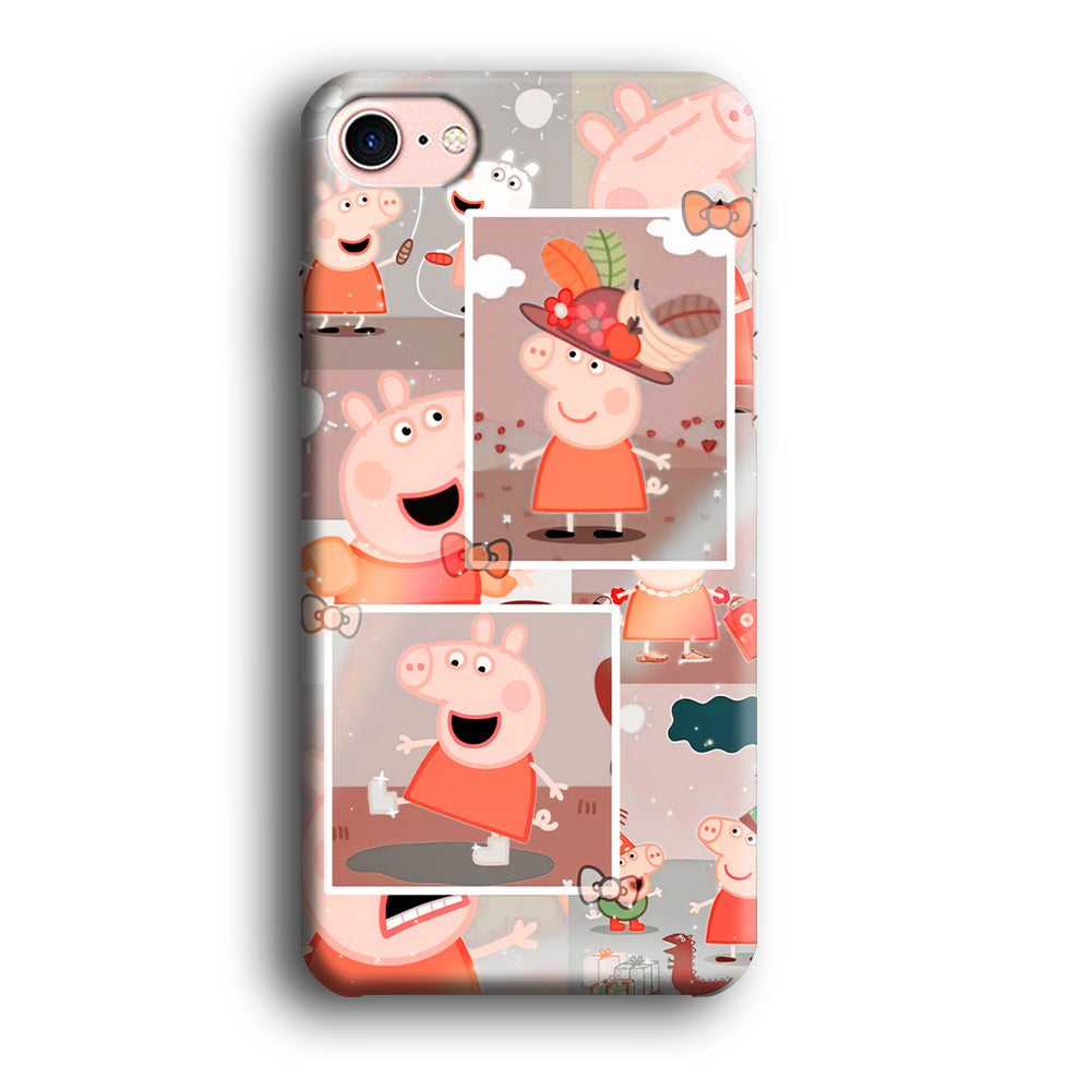 Peppa Pig Aesthetic In Frame iPhone 8 Case