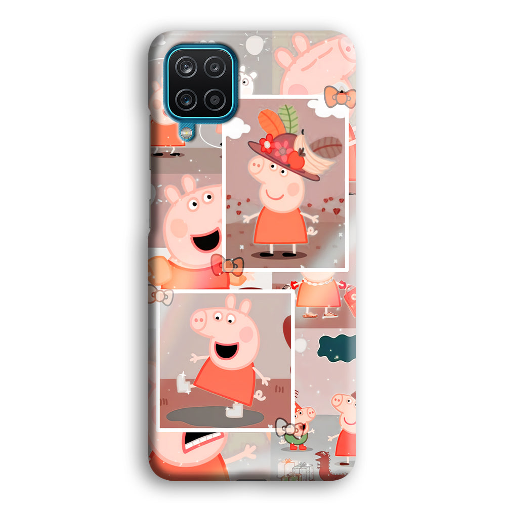 Peppa Pig Aesthetic In Frame Samsung Galaxy A12 Case