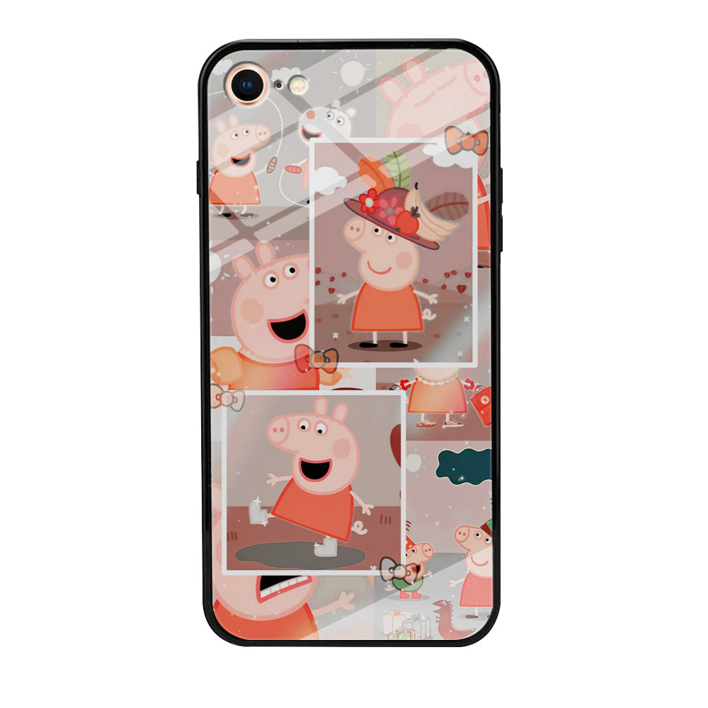 Peppa Pig Aesthetic In Frame iPhone 8 Case