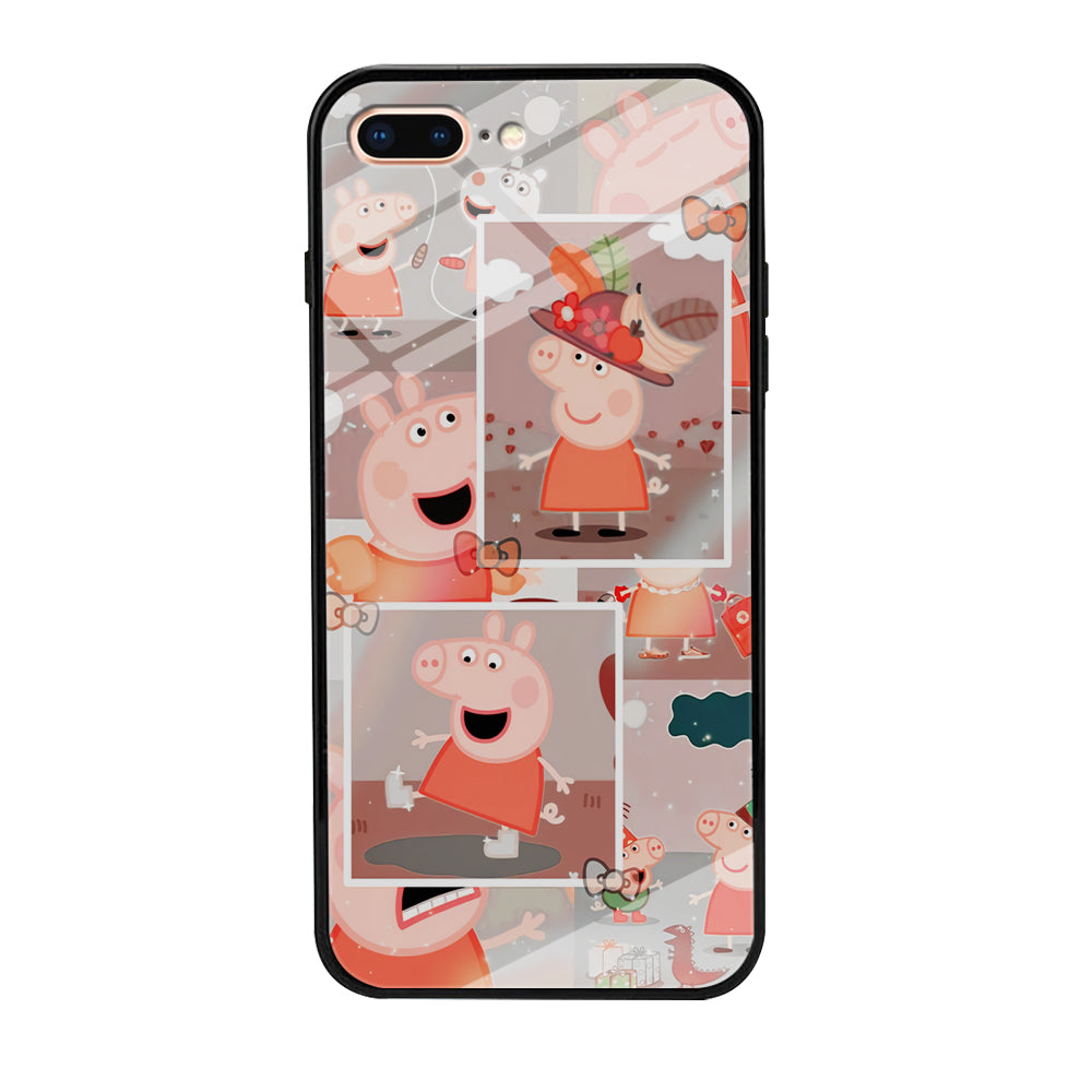 Peppa Pig Aesthetic In Frame iPhone 8 Plus Case