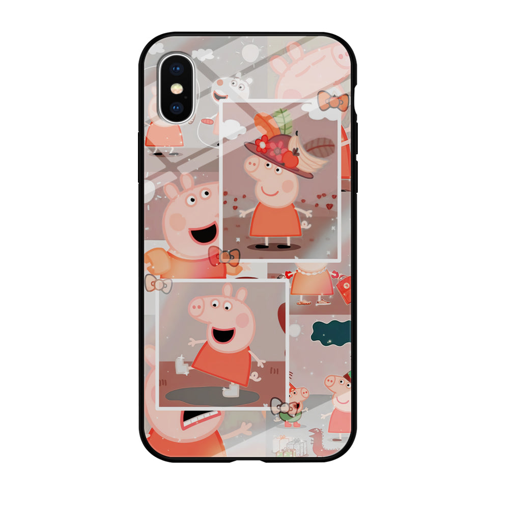 Peppa Pig Aesthetic In Frame iPhone XS Case