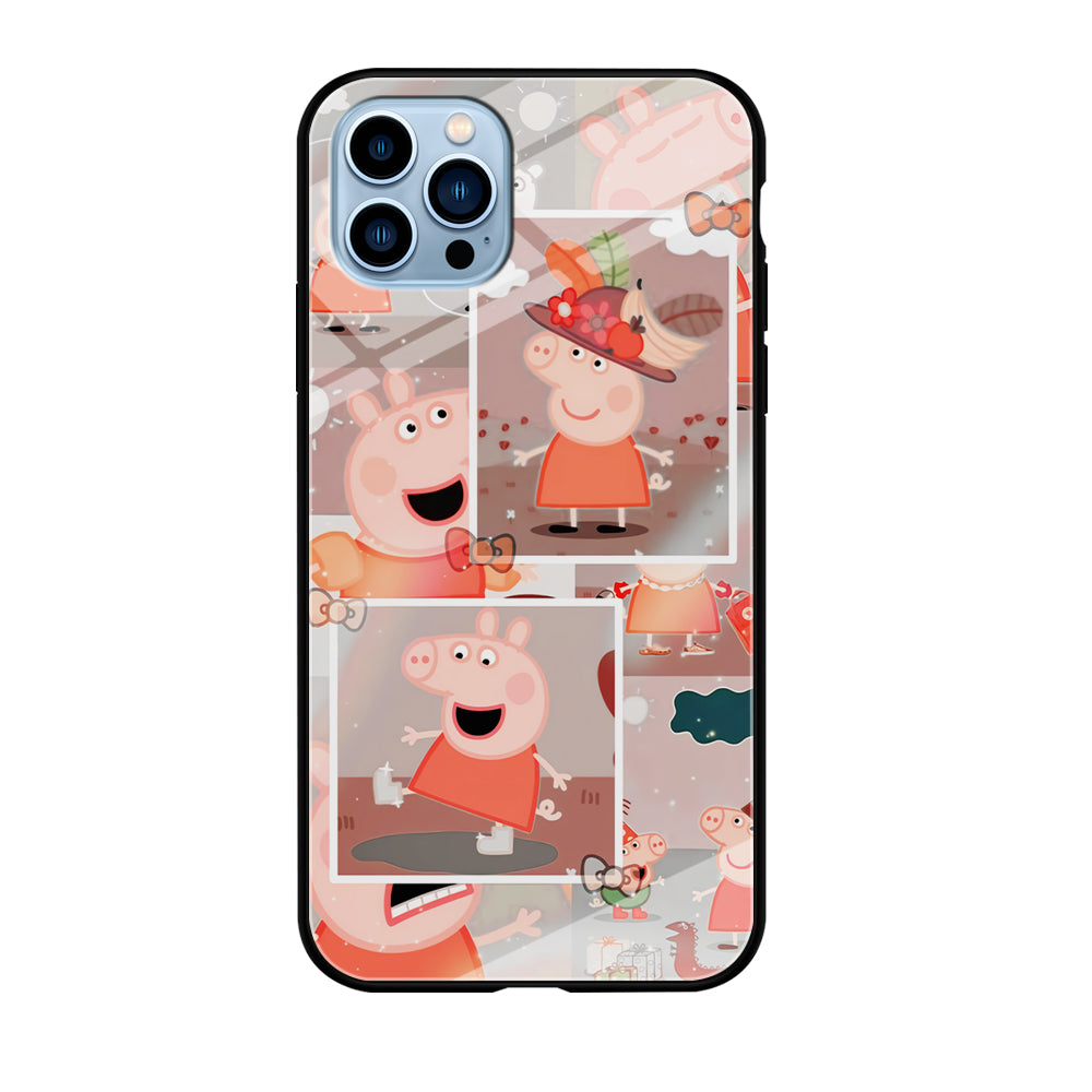 Peppa Pig Aesthetic In Frame iPhone 12 Pro Max Case