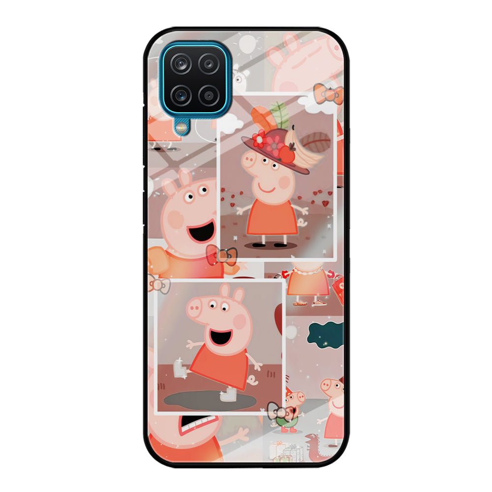 Peppa Pig Aesthetic In Frame Samsung Galaxy A12 Case