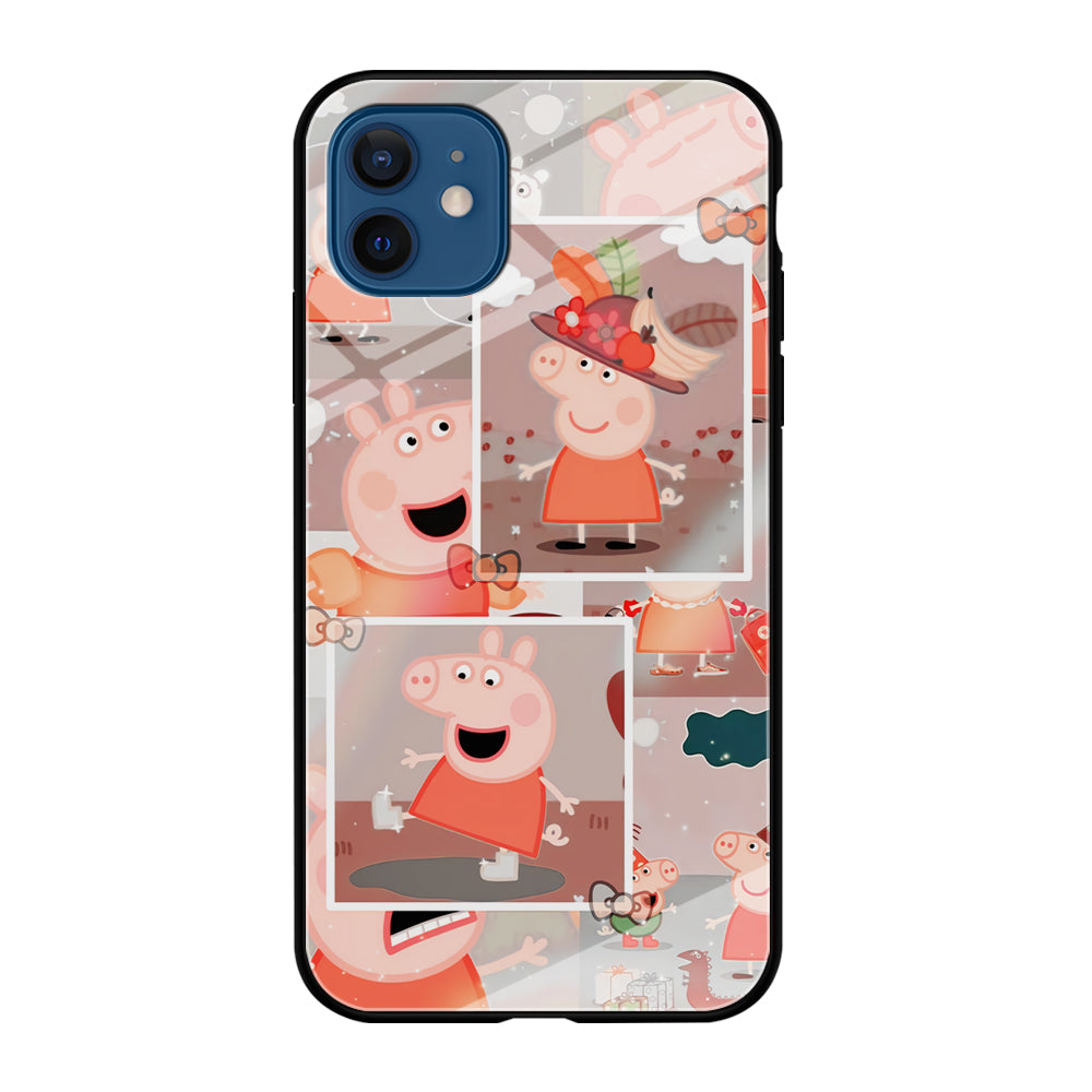 Peppa Pig Aesthetic In Frame iPhone 12 Case