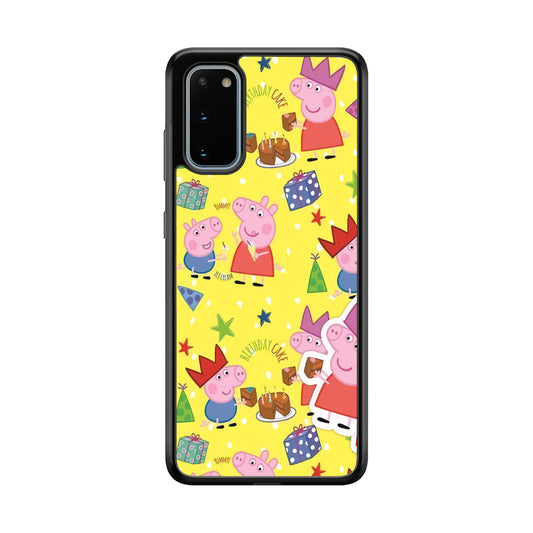 Peppa Pig Birthday Momment Samsung Galaxy S20 Case
