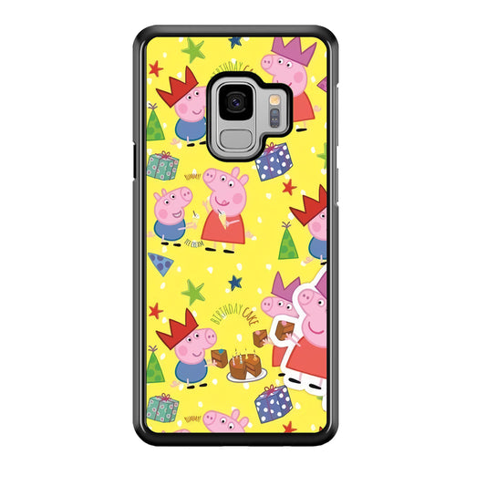 Peppa Pig Birthday Momment Samsung Galaxy S9 Case