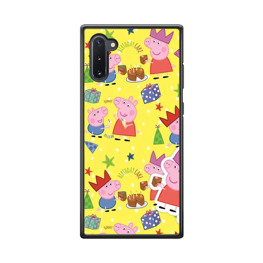 Peppa Pig Birthday Momment Samsung Galaxy Note 10 Case