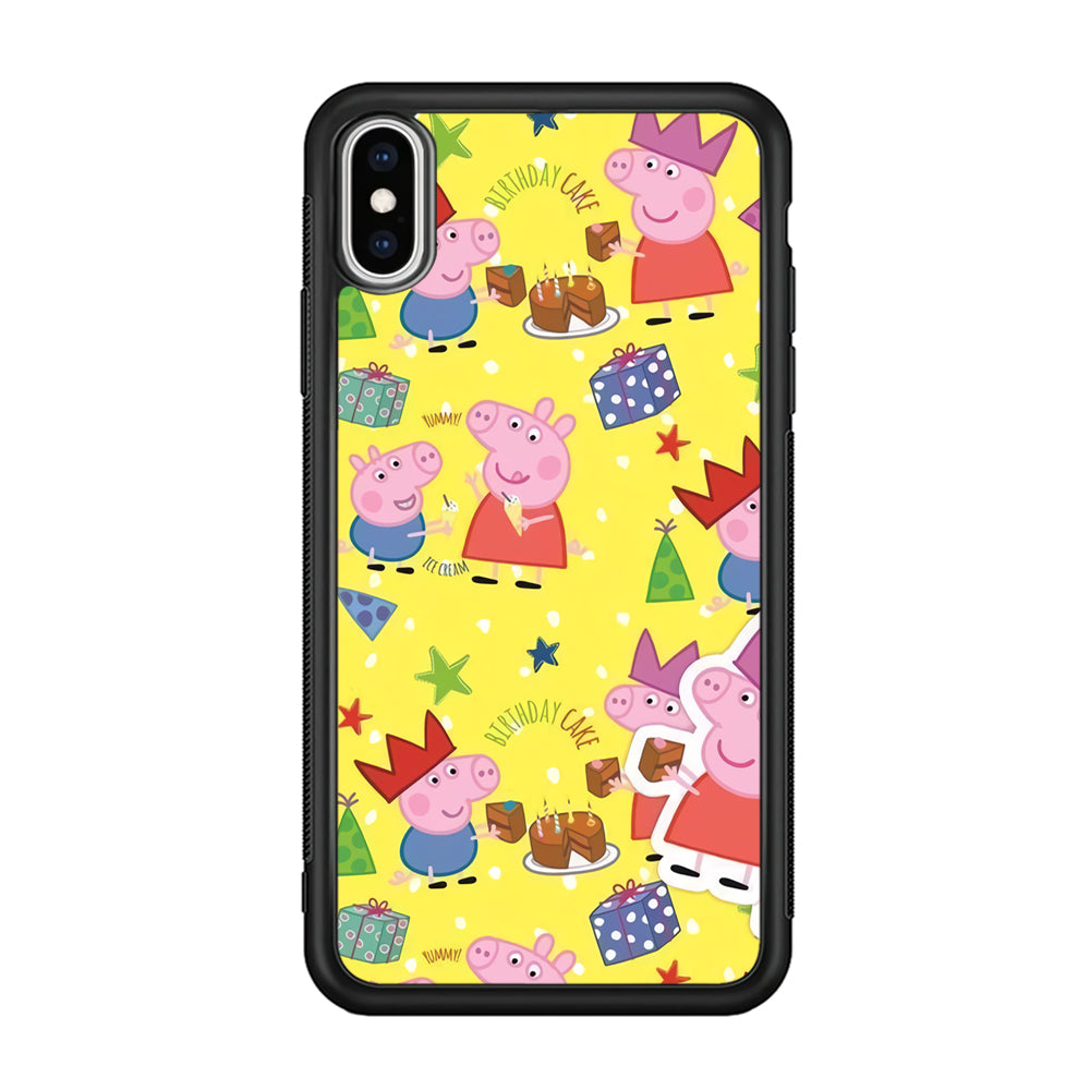 Peppa Pig Birthday Momment iPhone XS Case