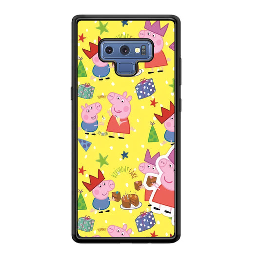 Peppa Pig Birthday Momment Samsung Galaxy Note 9 Case