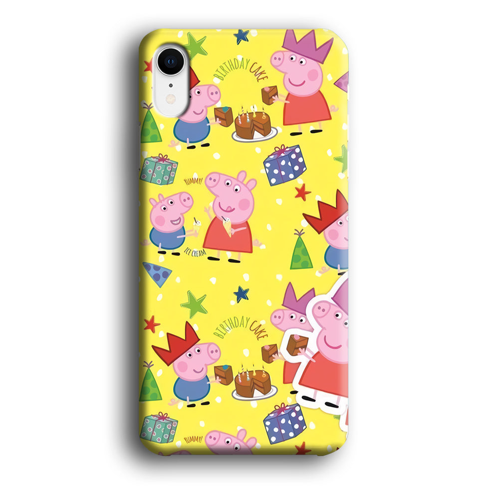 Peppa Pig Birthday Momment iPhone XR Case