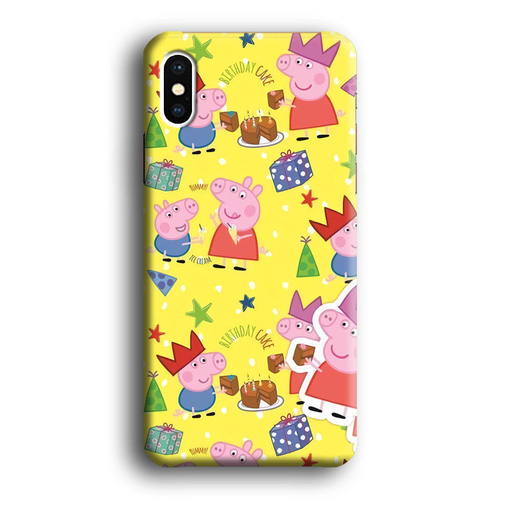 Peppa Pig Birthday Momment iPhone X Case