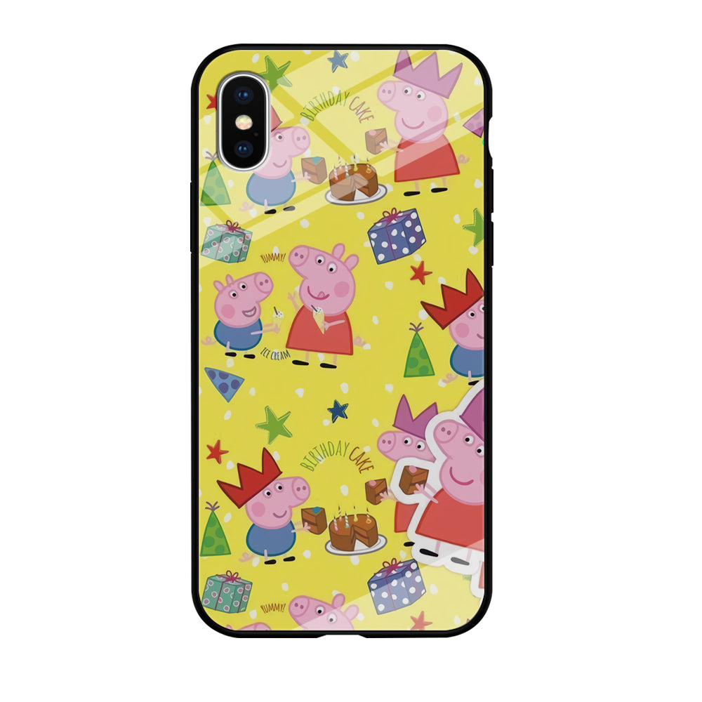 Peppa Pig Birthday Momment iPhone XS Case