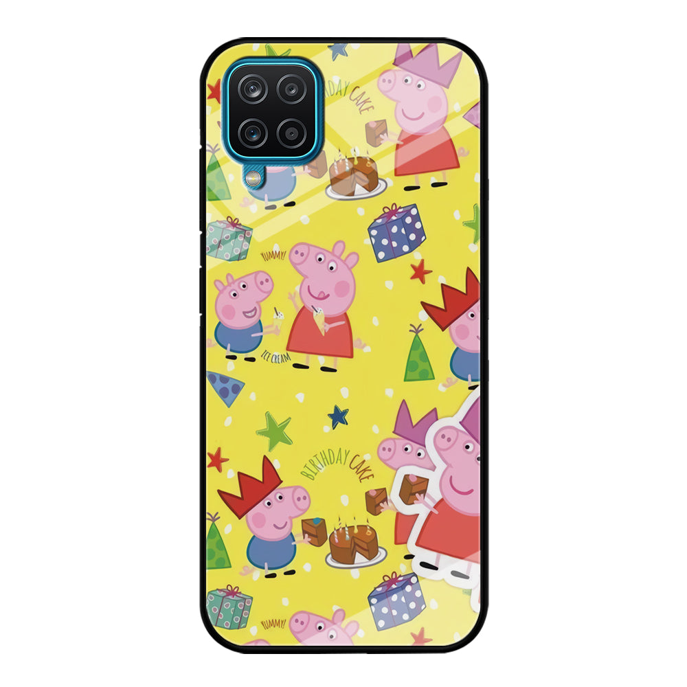 Peppa Pig Birthday Momment Samsung Galaxy A12 Case