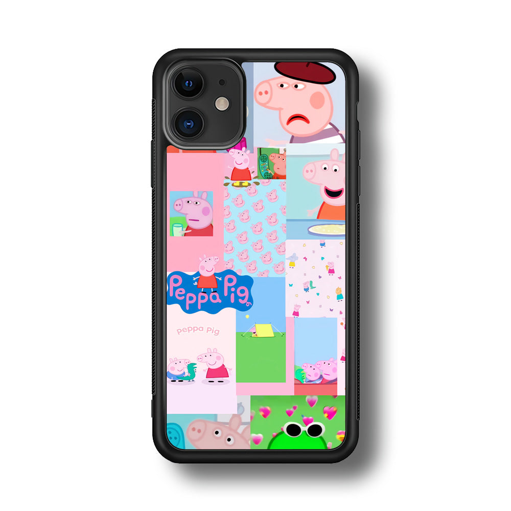 Peppa Pig George Collage iPhone 11 Case