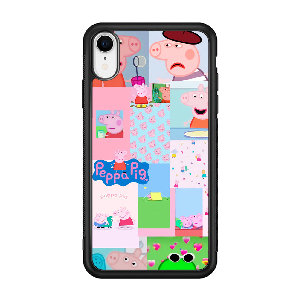 Peppa Pig George Collage iPhone XR Case