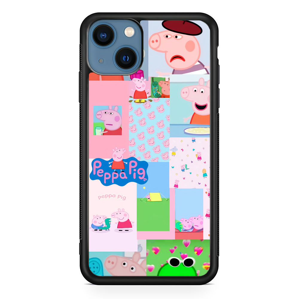 Peppa Pig George Collage iPhone 13 Case