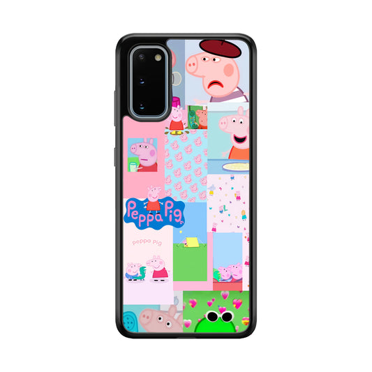 Peppa Pig George Collage Samsung Galaxy S20 Case