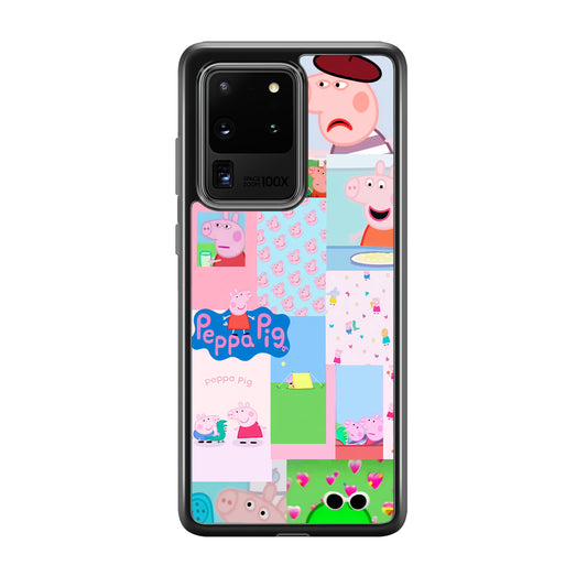 Peppa Pig George Collage Samsung Galaxy S20 Ultra Case