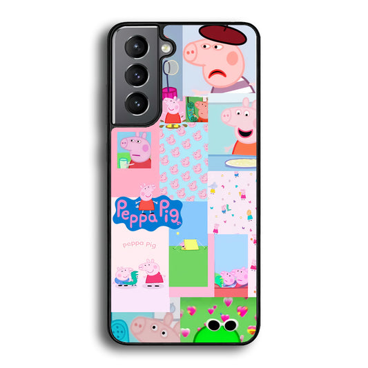 Peppa Pig George Collage Samsung Galaxy S21 Plus Case - Carneyforia