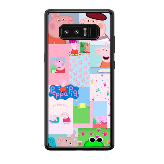 Peppa Pig George Collage Samsung Galaxy Note 8 Case