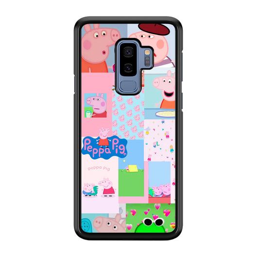 Peppa Pig George Collage Samsung Galaxy S9 Plus Case
