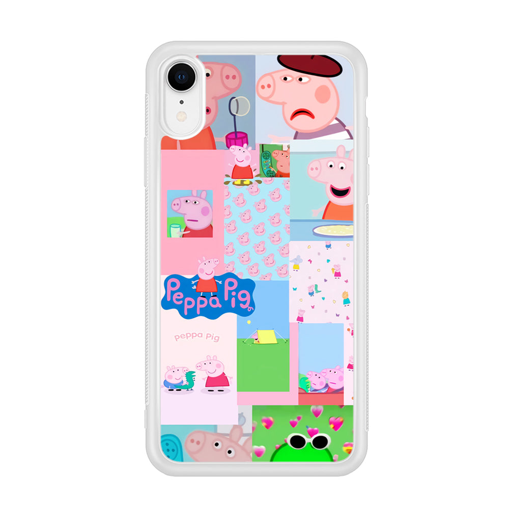 Peppa Pig George Collage iPhone XR Case