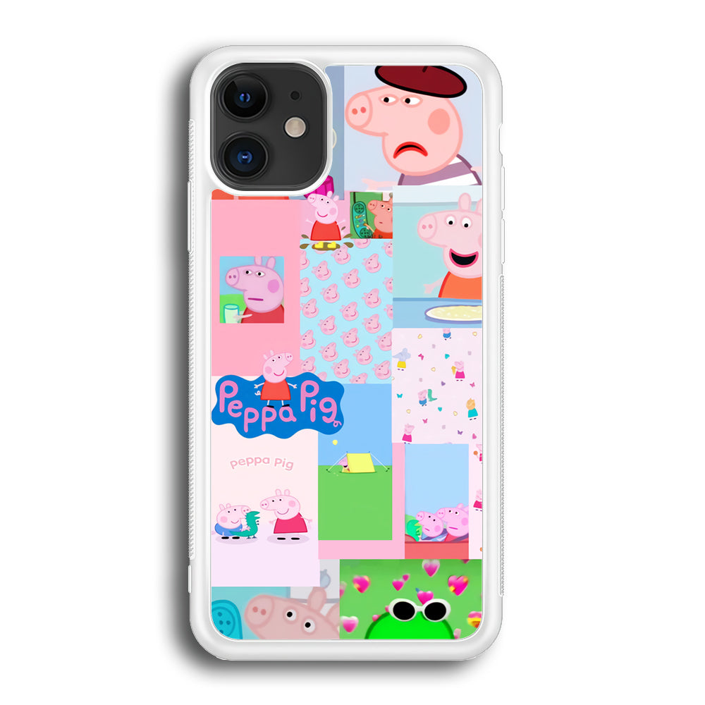 Peppa Pig George Collage iPhone 12 Case