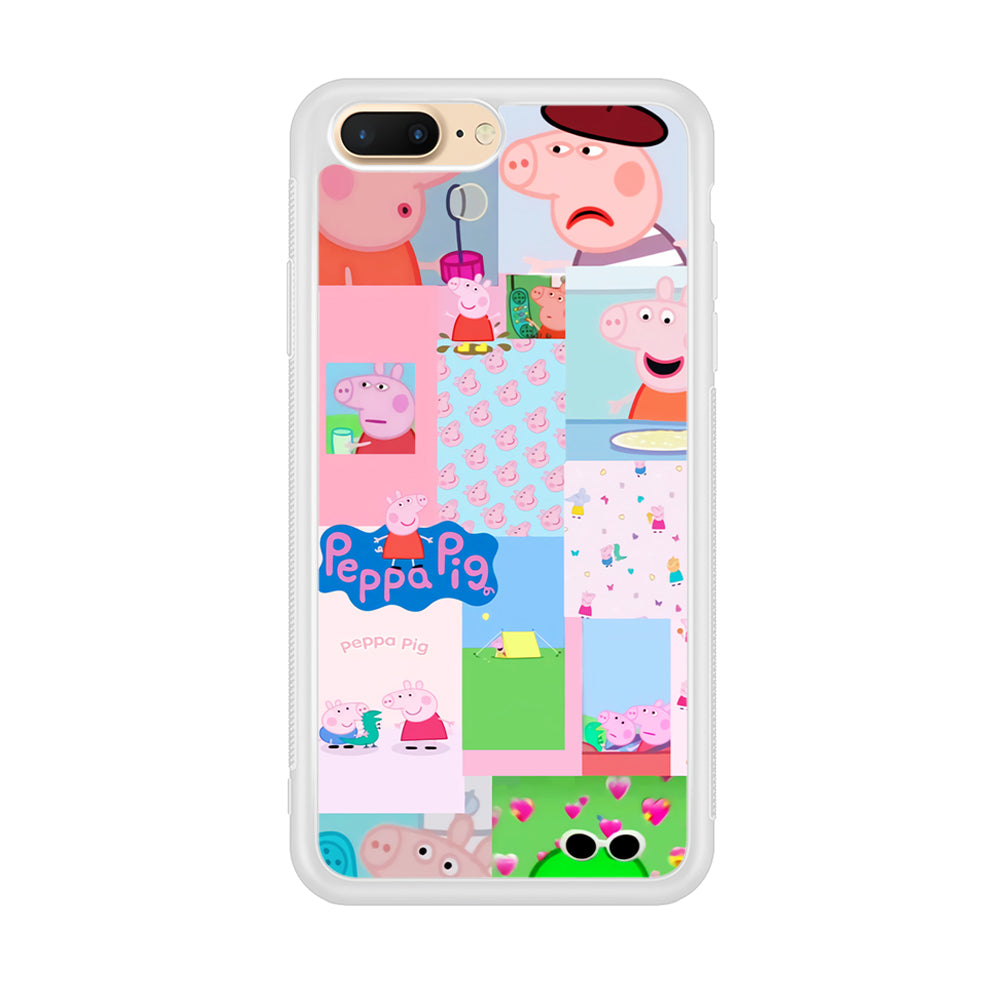 Peppa Pig George Collage iPhone 8 Plus Case